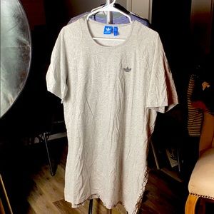 Grey adidas tshirt